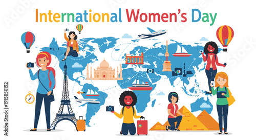International Womens Day Celebration with Diverse Women.