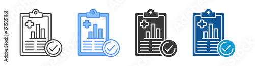 Download Result Icon Set Multiple Style Collection