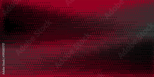 Pixelated bitmap gradient texture. Black and white dither pattern   background. Abstract glitchy pattern.