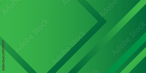 Green abstract background with geometric shapes gradient color for presentation design. Suit for business, corporate, institution, conference, party, festive, seminar, and talks.