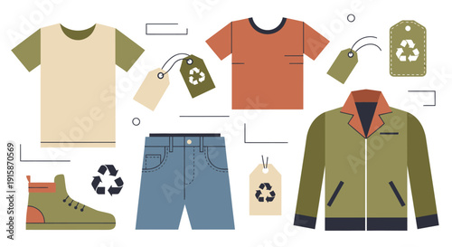 Sustainable Fashion Collection Featuring Clothing and Accessories for Eco-Friendly Lifestyle SR_8dc02d88-892c-44b7-a8c1-6efb2b7be536.eps