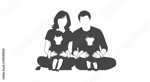 Couple Sitting Together.