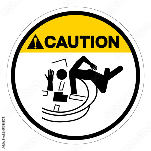 Caution Body Mixer Symbol Sign,Vector Illustration, Isolated On White Background Label.EPS10