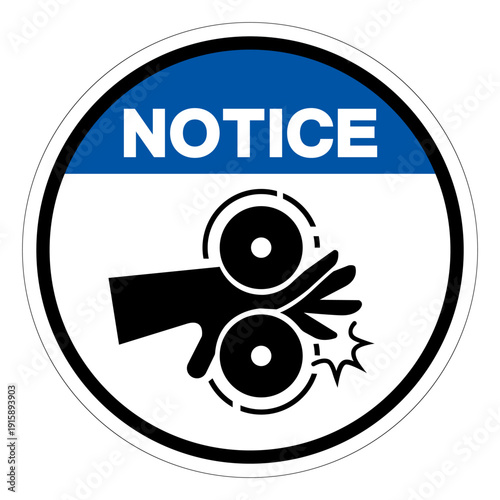 Notice Pich Point Symbol Sign ,Vector Illustration, Isolate On White Background Label. EPS10