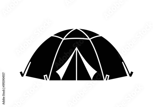 tent vector silhouette