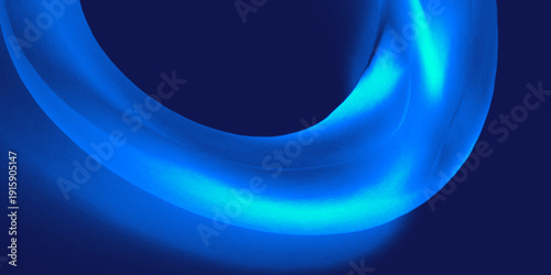 Photos blue abstract digital design that highlights the aesthetics of modern, minimalist, and futuristic technology with dynamic, smoothly graduated curve movements