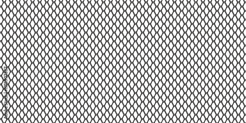 Black snake skin pattern isolated on white background eps 10
