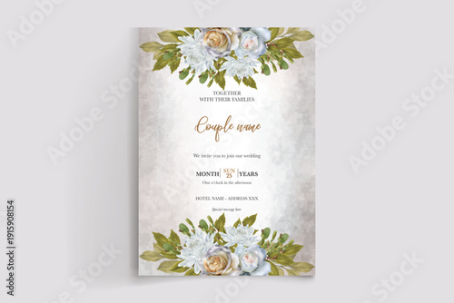 Save the date wedding invitation templates