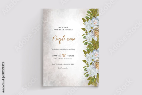 Save the date wedding invitation templates