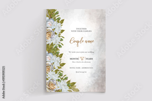 Save the date wedding invitation templates