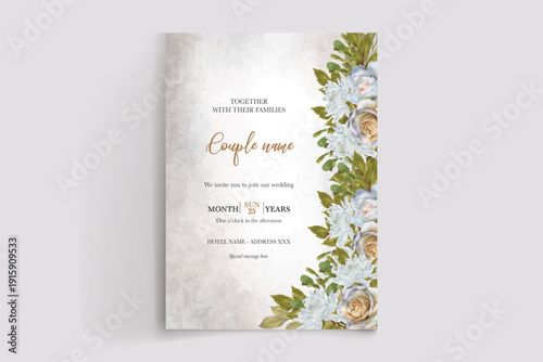 Save the date wedding invitation templates