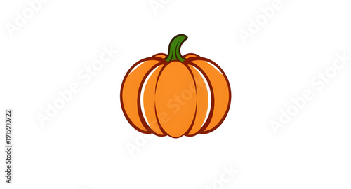 pumpkin, vegetable, gourd, squash, cartoon, illustration, icon, isolated, orange, autumn, fall, harvest, halloween, cute, funny, character, mascot, smiling, playful, food, farm, agriculture, seasonal,