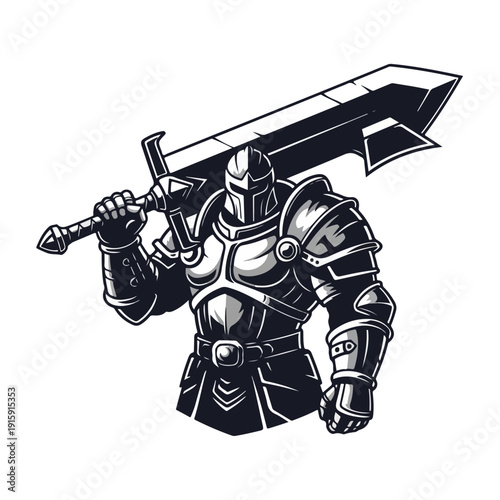 Armored Knight with giant Sword