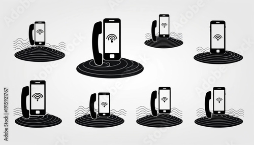 Phone Call Icon Set