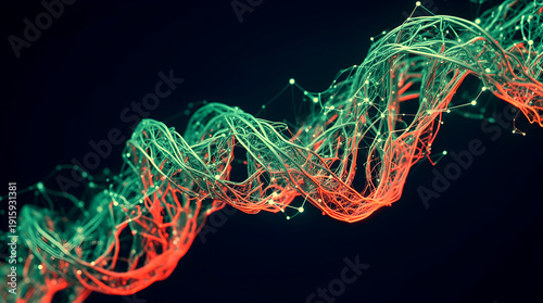AI Analyzing Protein Folding Structure