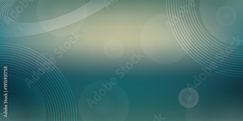 Abstract blue and green gradient background with subtle circular patterns and bokeh effects.