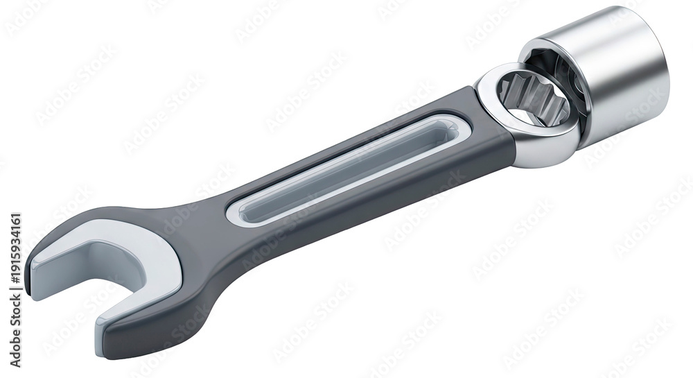 Obraz premium Combination Wrench with Socket Head