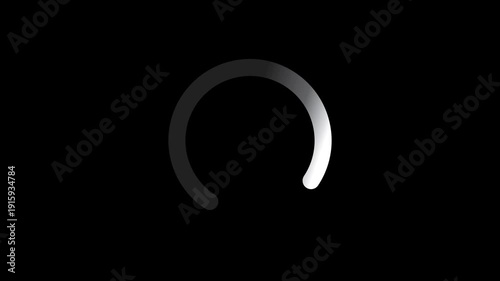 loading wheel oval graphic animation. Circle loading icon motion graphics. loading icon for download progress 4k video.