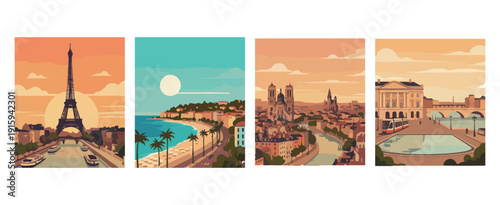 Rome Colosseum Italy Landmark Travel Poster Set, Italian Architecture Retro Vector Illustration, Ancient Monument Scenic Wall Art Print, European Heritage Destination Clipart, Roman Empire Tourism Pos