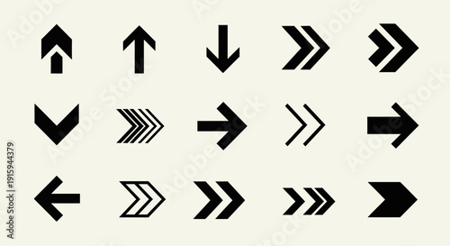 Free Download Collection of Black Arrows Icons on Light Background - Directional Symbols - GFXLoad