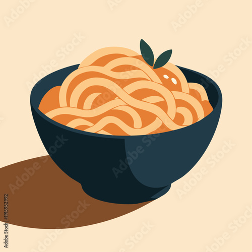 hot bowl of ramen noodles with egg and toppings