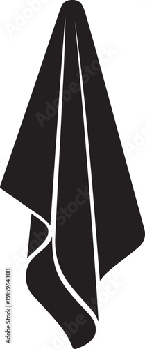Hanging towel silhouette cloth