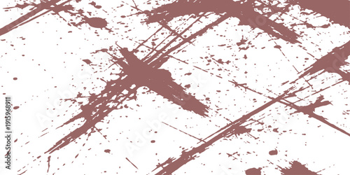 A grunge black paper texture design featuring a blood red paint splatter and ink splash border element with a liquid stain watercolor illustration pattern