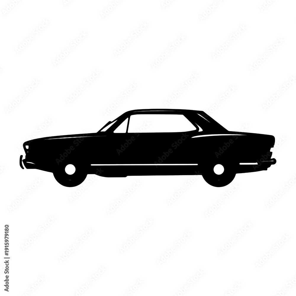 Obraz premium vintage car icon isolated PNG transparent