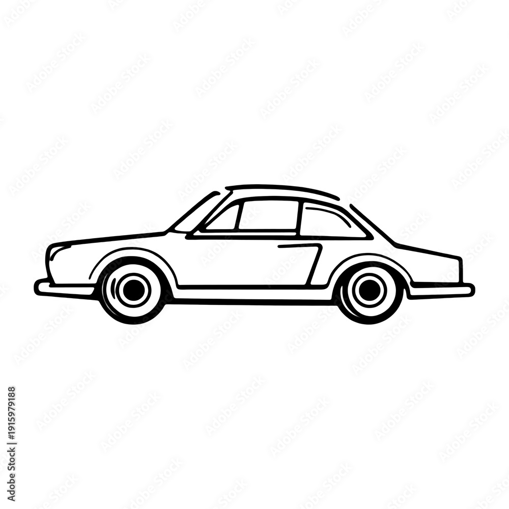 Fototapeta premium car vector icon isolated PNG transparent