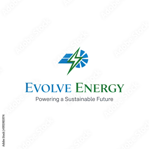 Free Download Evolve Energy Logo Sustainable Power Symbol. - GFXLoad