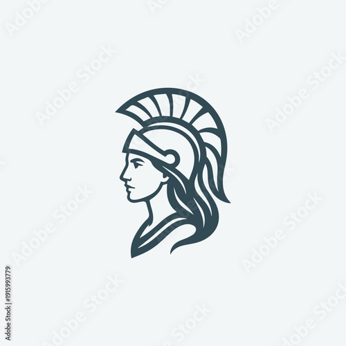 Female Spartan Logo