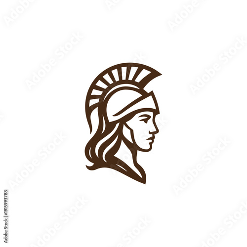 Female Spartan Logo