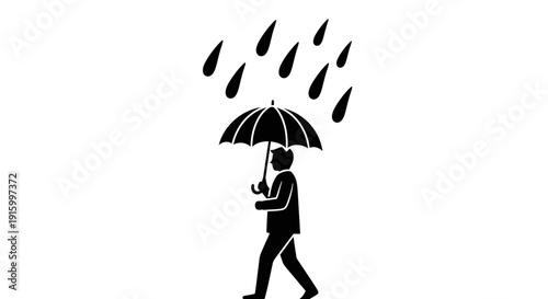 Illustrative weather icons depicting sun rain snow and seasonal changes