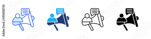 Affiliate Marketing Multiple Style Icon Set Vector 