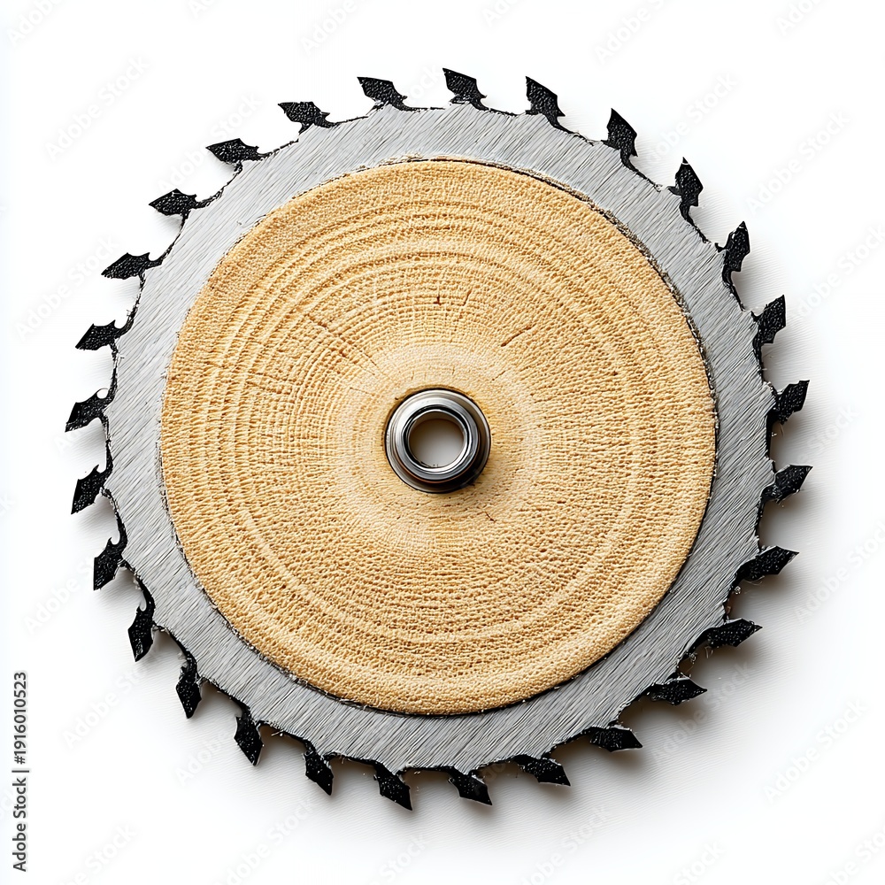 custom made wallpaper toronto digitalDetailed Close up of Circular Saw Blade with Wooden Center