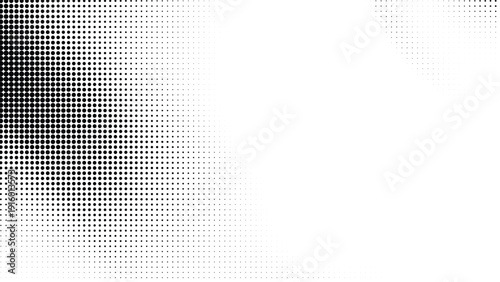 black halftone dots vertical gradient abstract background modern minimal design template
