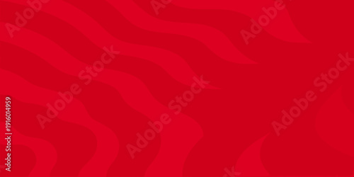 Abstract red background with dynamic wave like patterns and gradient