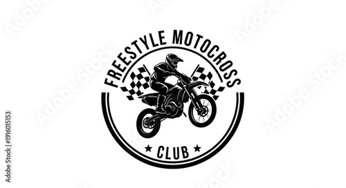 Freestyle Motocross Club Logo Design.