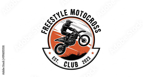Freestyle Motocross Club Logo Design.