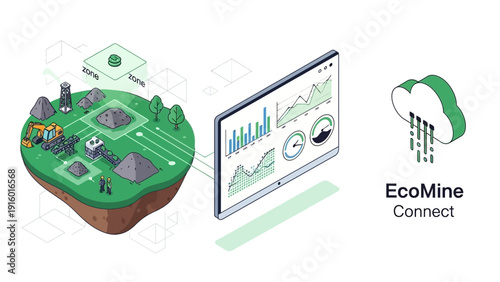 EcoMine Connect Data Analysis and Cloud Integration.