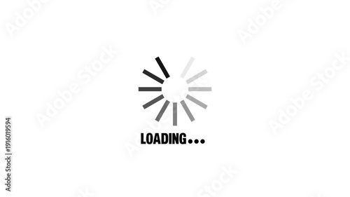 Loading circle animation. loading icon for download progress motion. loading circle upload or download 4k video.