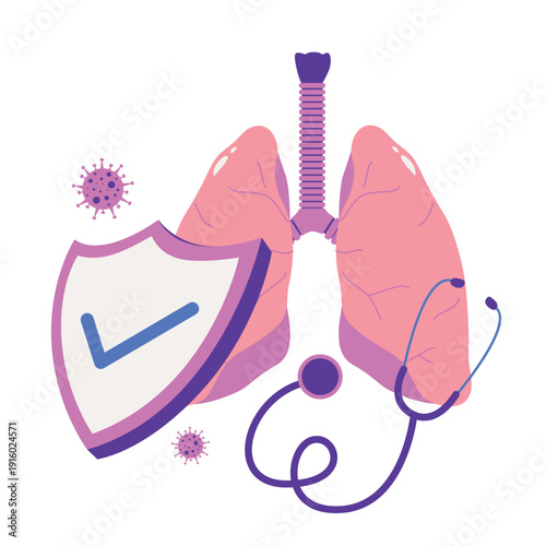 protect your lungs- early detection of tuberculosis matters illustration