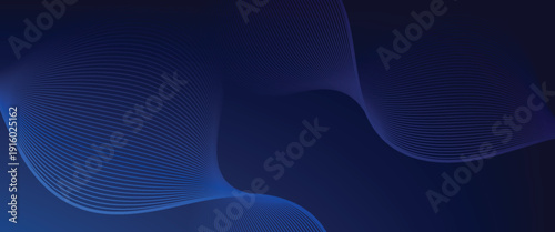 Premium background design with diagonal dark blue line pattern. abstract dark blue background. wavy lines background. eps 10