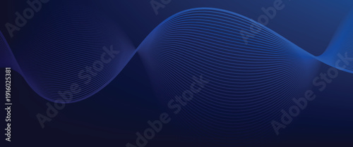 Premium background design with diagonal dark blue line pattern. abstract dark blue background. wavy lines background. eps 10