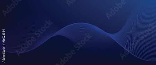 Premium background design with diagonal dark blue line pattern. abstract dark blue background. wavy lines background. eps 10