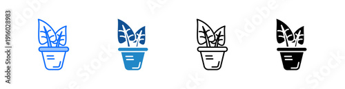 Plant Multiple Style Icon Set 