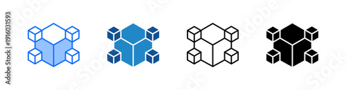 Digital Multiple Style Icon Set 