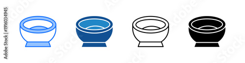 Bowl Multiple Style Icon Set 