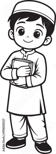 Vintage open book with blank pages on a wooden table, ready for writing or design, symbolizing knowledge and creativity.