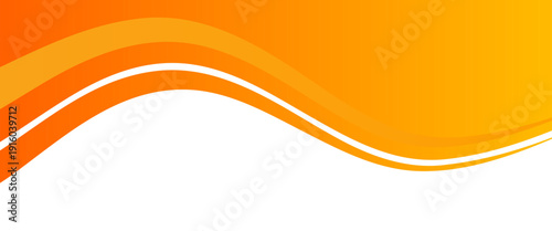 Modern orange banner background. Graphic design banner pattern background template with dynamic wave shapes. gradient background.